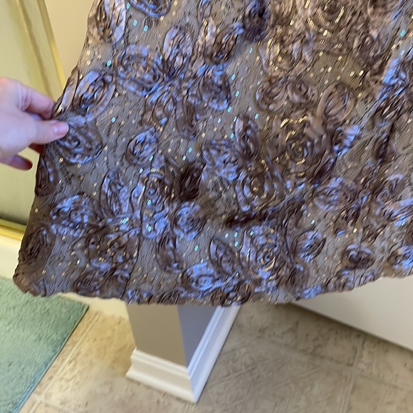 Alex Evenings Rosette Champagne Gown Mother of the Bride | Formal - Picture 9 of 9